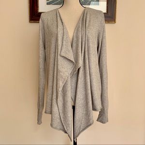 Michael Kors Gray Open Cardigan Large